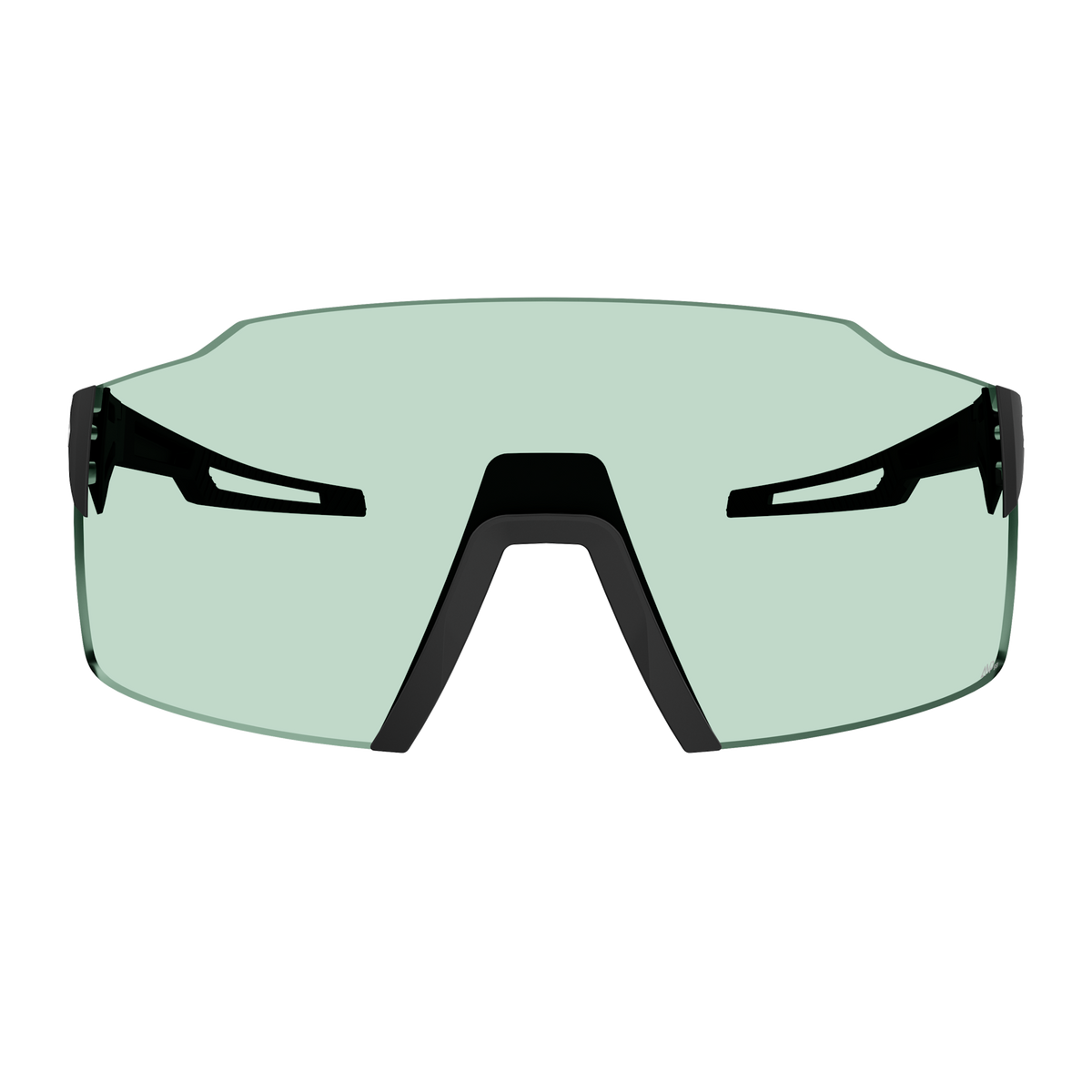 SCOTT Stride Sonnenbrille Black - AMP Green S1 – Seitenansicht