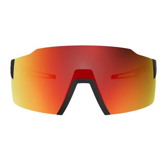 SCOTT Stride Sonnenbrille Black - AMP Red Chrome S3 – Seitenansicht