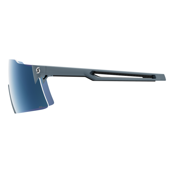 SCOTT Stride Sonnenbrille Metallic Blue - AMP Beryl Blue Chrome S3 – Schrägansicht