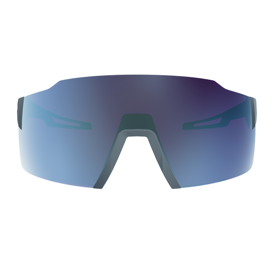 SCOTT Stride Sonnenbrille Metallic Blue - AMP Beryl Blue Chrome S3 – Seitenansicht