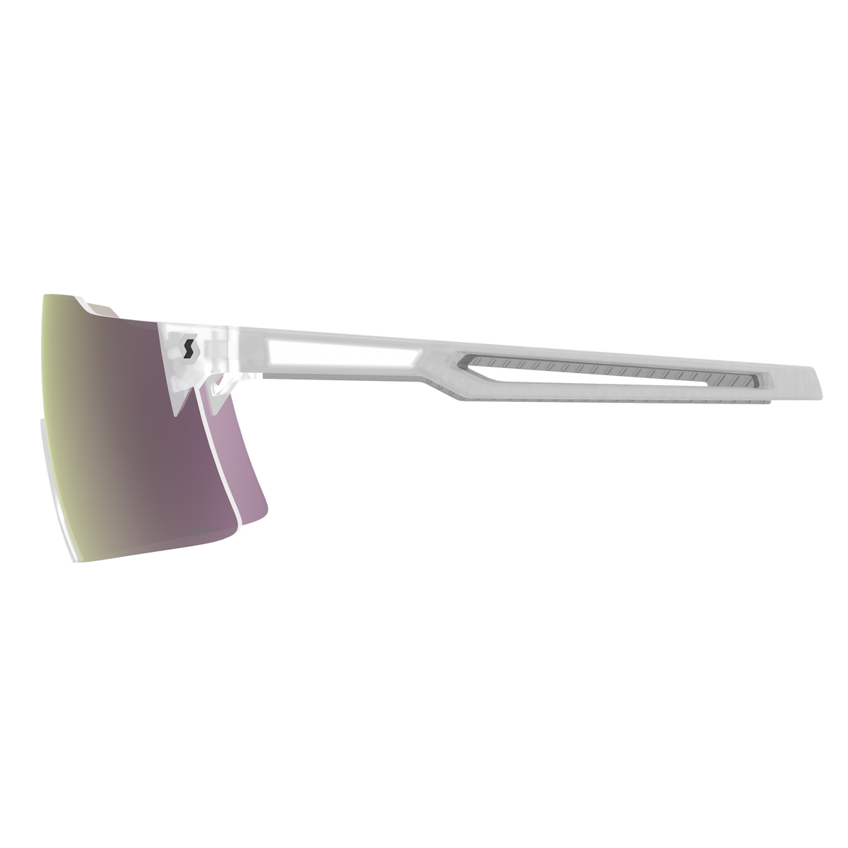 SCOTT Stride Sonnenbrille Translucent - AMP Lavender Chrome S3 – Schrägansicht