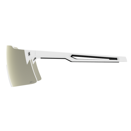 SCOTT Stride Sonnenbrille White - AMP White Chrome S2 – Schrägansicht