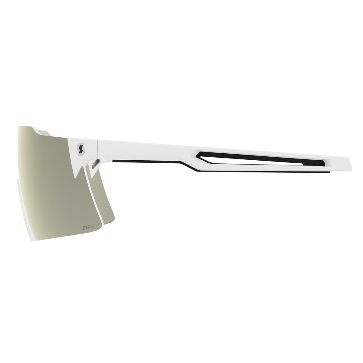 SCOTT Stride Sonnenbrille White - AMP White Chrome S2 – Schrägansicht
