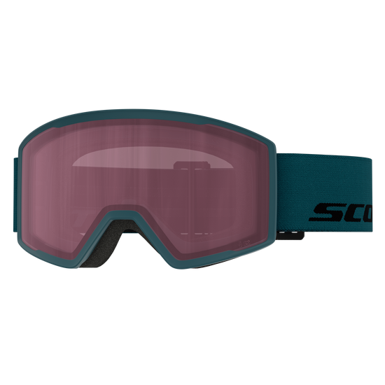 SCOTT Trace Skibrille Petrol Green - Rose S2 – Ansicht 1