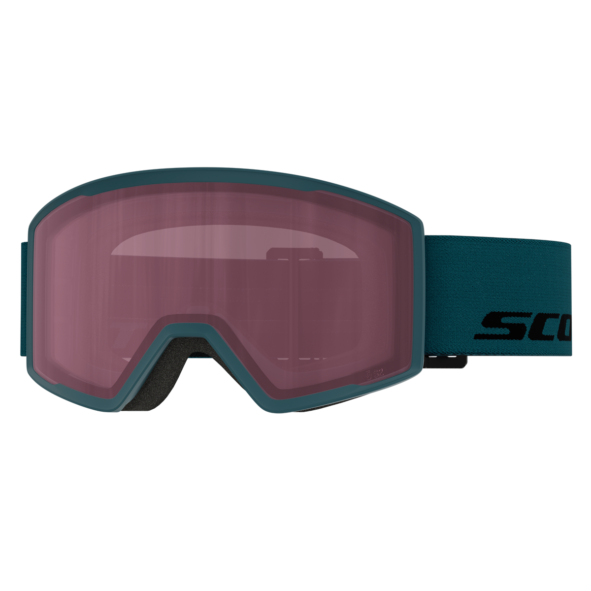 SCOTT Trace Skibrille Petrol Green - Rose S2 – Ansicht 1