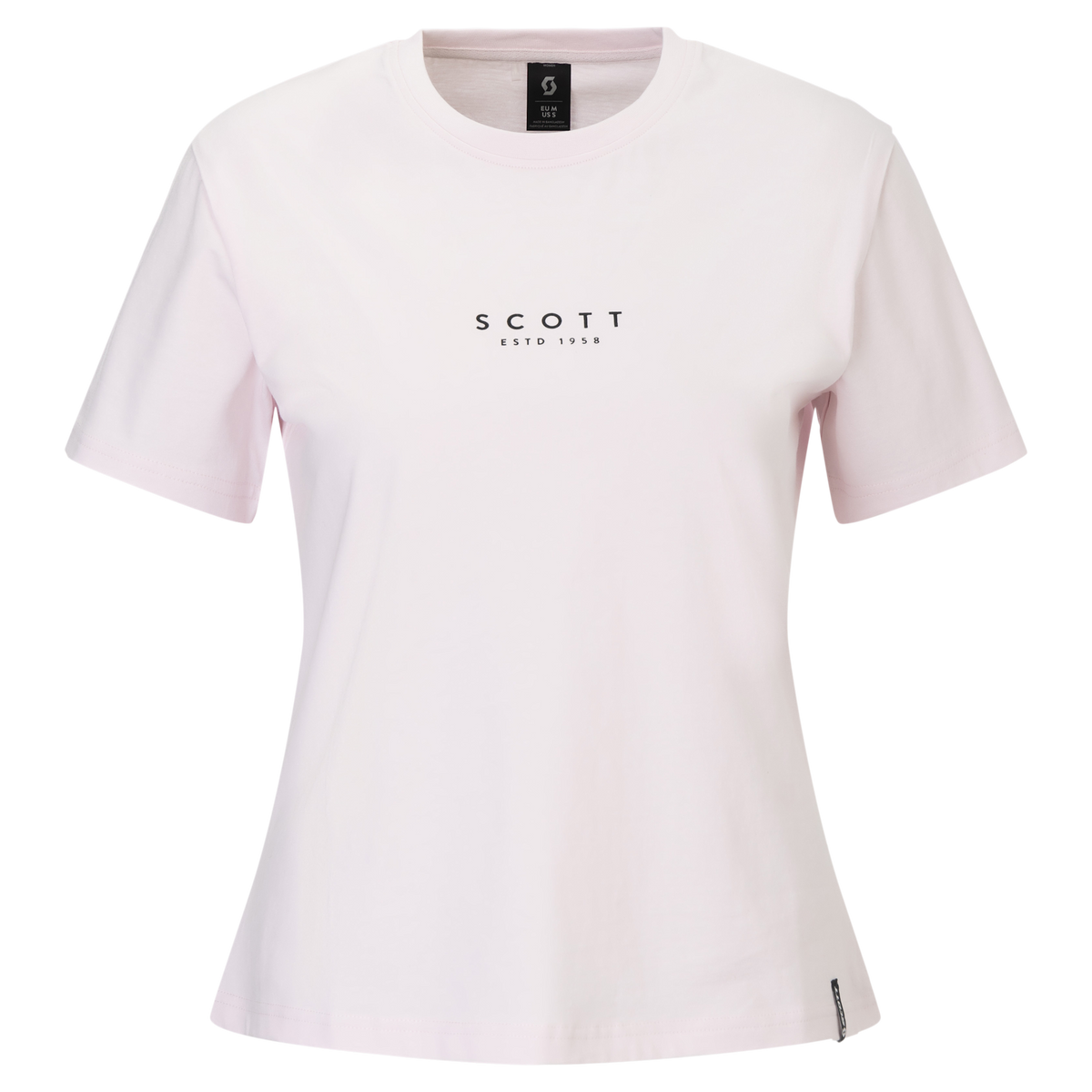 SCOTT Typo Kurzarmshirt Damen - Bliss Pink