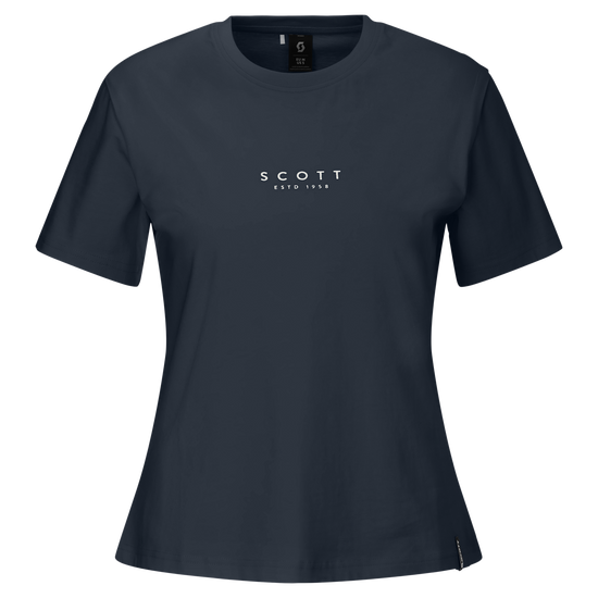 SCOTT Typo Kurzarmshirt Damen - Dark Blue