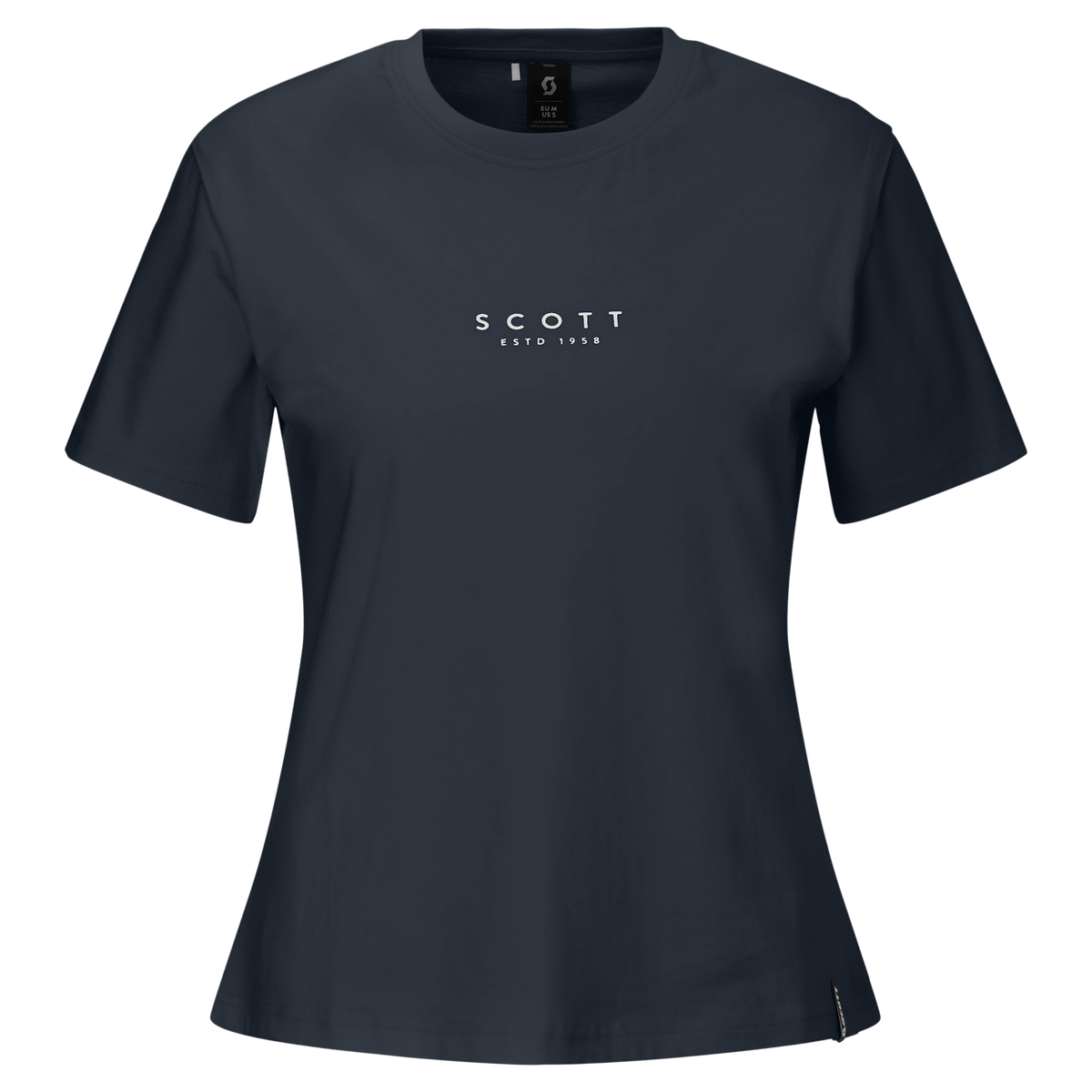 SCOTT Typo Kurzarmshirt Damen - Dark Blue