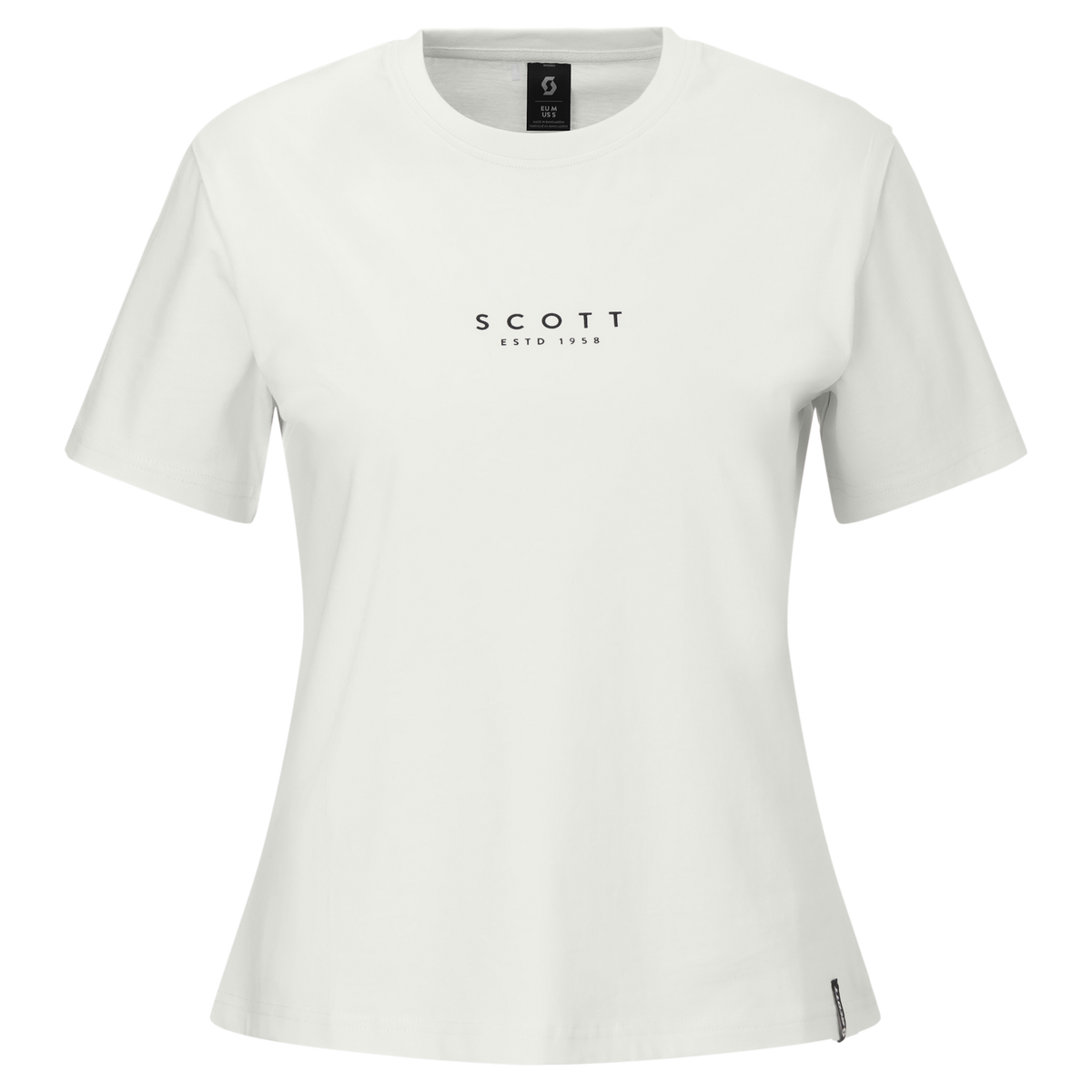 SCOTT Typo Kurzarmshirt Damen - White
