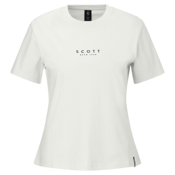 SCOTT Typo Kurzarmshirt Damen - White