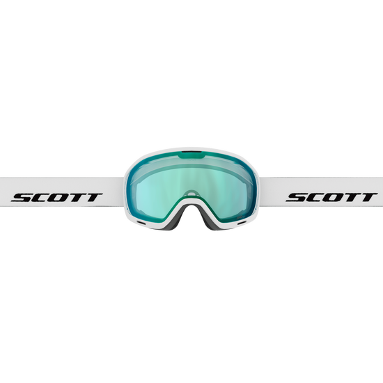 SCOTT Unlimited II OTG Skibrille White - AMP Aurora Green Chrome S1 – Ansicht 2