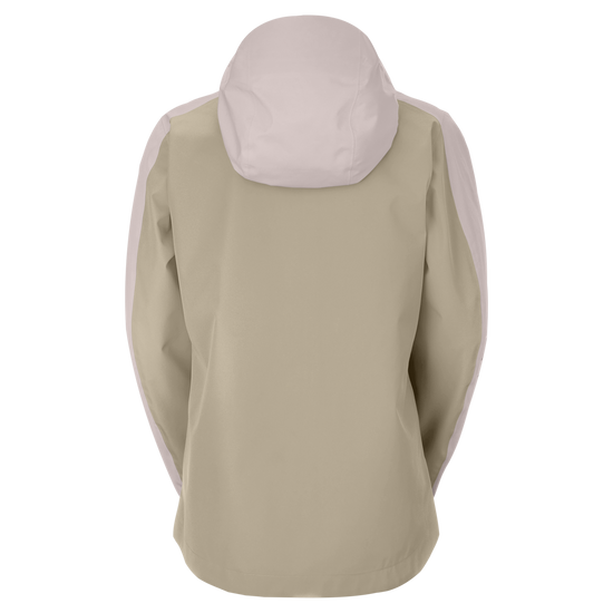 SCOTT Vertic 2.5L Waterproof Fahrradjacke Damen Wax Pink - Portobello Beige Rückansicht