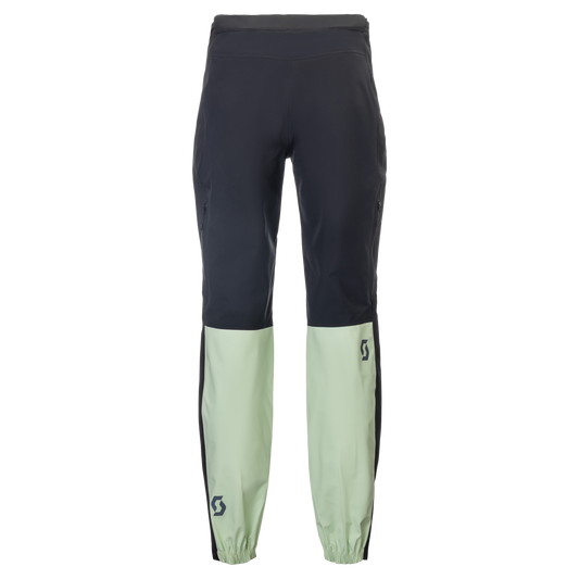SCOTT Vertic Pro 3L wasserdichte Radhose Herren - Black - Vapour Green Rückansicht