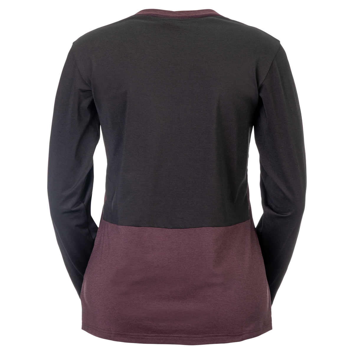 SCOTT Vertic Pro Mid Langarmshirt Damen Cocoa Red - Black Rückansicht