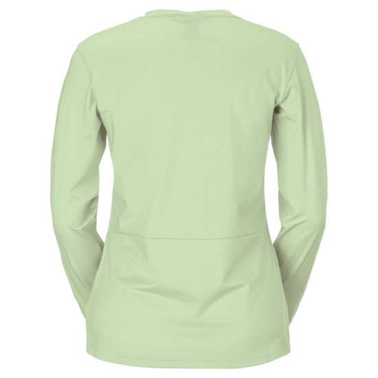 SCOTT Vertic Pro Mid Langarmshirt Damen Vapour Green Rückansicht