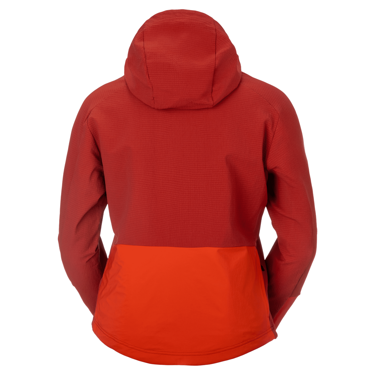 SCOTT Vertic Pro Warm Fahrrad-Hoodie Damen Toasted Red - Turbo Red Rückansicht