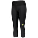 Scott W RC RUN 3/4 TIGHTS - Black - Yellow XS Tights - PeakStyle