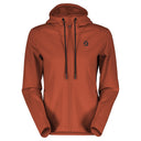 Scott W TECH ZIP HOODY - Earth Red XS Hoodies - PeakStyle