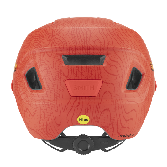 SMITH Sidekick Jr. Mips Kinder Mountainbike Helm – Matte Blaze – Rückansicht