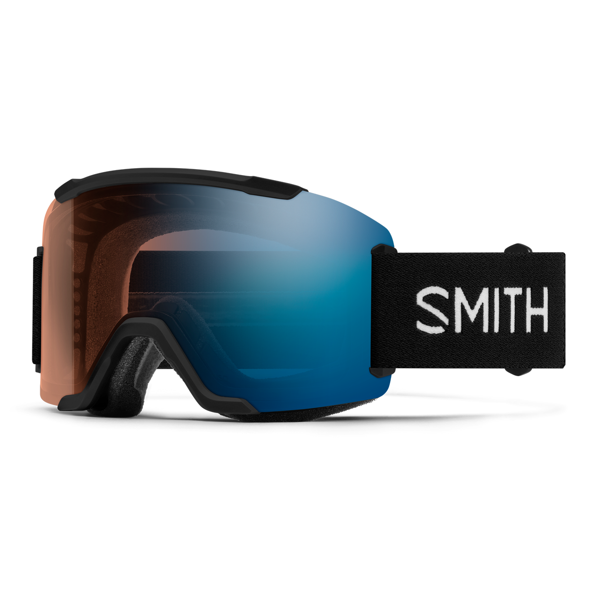 SMITH Squad2 – Black – ChromaPop Pro Photochromic Blue Mirror (S1–S4) – ohne Zusatzglas