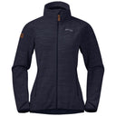Bergans W HAREID FLEECE W JACKET NOHOOD Dark Navy XS - PeakStyle