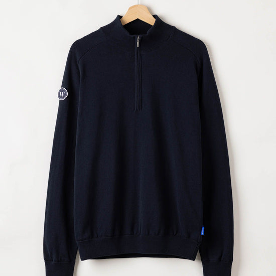 Ludvig T-neck WP – Navy – Kleiderbügelaufnahme