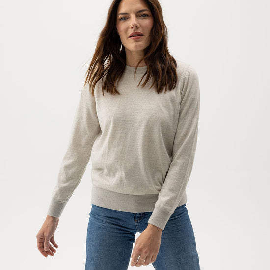 Nelly Crew WP – Light Grey Melange – Herstelleransicht