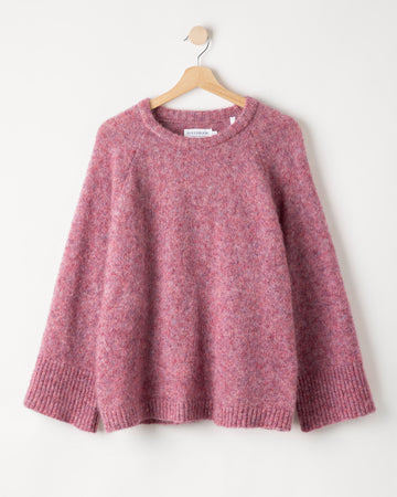 Tindra Sweater – Mulberry – Kleiderbügelaufnahme