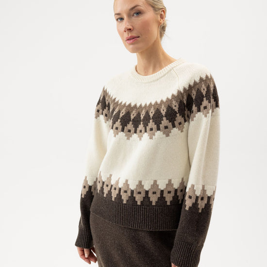 Vigdis Crew – Brown (Multicolor) – Herstelleransicht