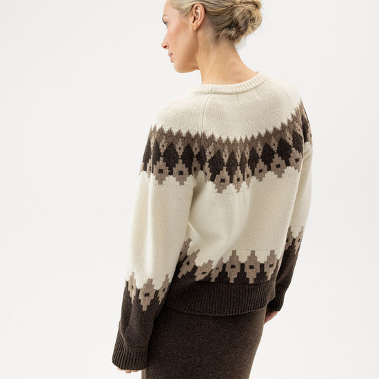 Vigdis Crew – Brown (Multicolor) – Herstelleransicht