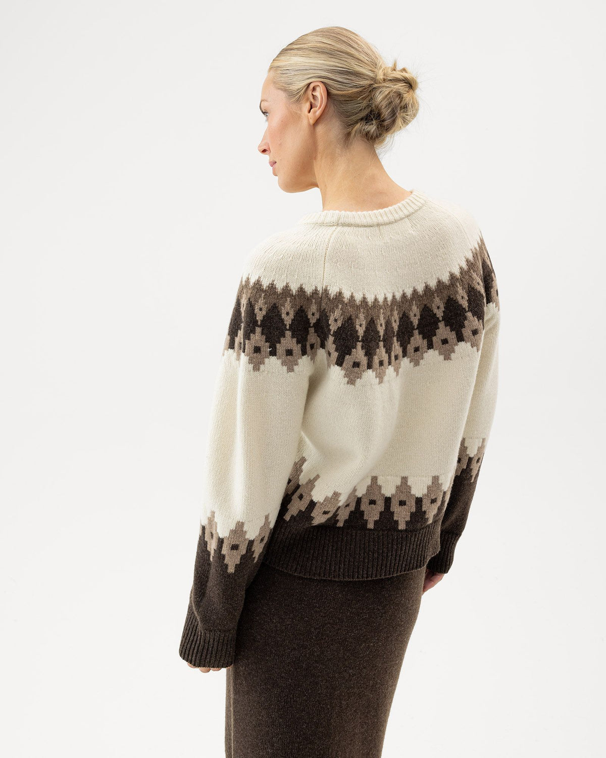 Vigdis Crew – Brown (Multicolor) – Herstelleransicht