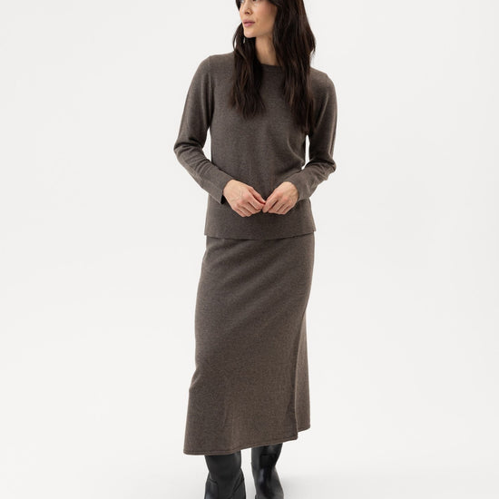 Renata Skirt – Dark Taupe – Herstelleransicht