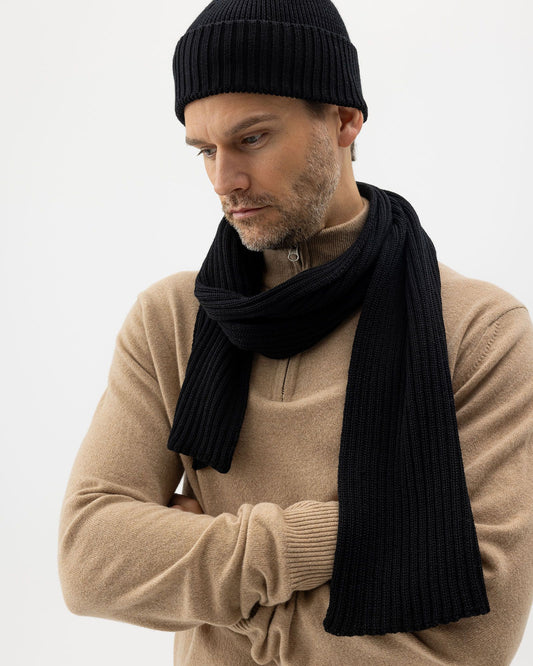 Åland Scarf – Black – Herstelleransicht