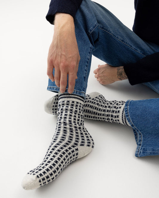 Malung Raggsocka – Off White – Herstelleransicht