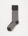 Järvsö Raggsocka – Dark Grey Melange – Packshot